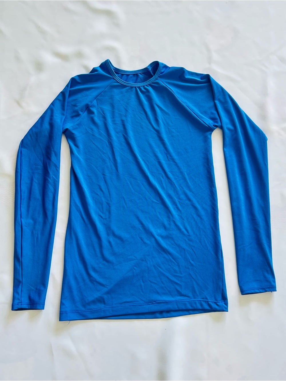 EUC Enzo Will Sports Brazil Medium Blue Long Sleeve Athletic Tshirt Gym Workout